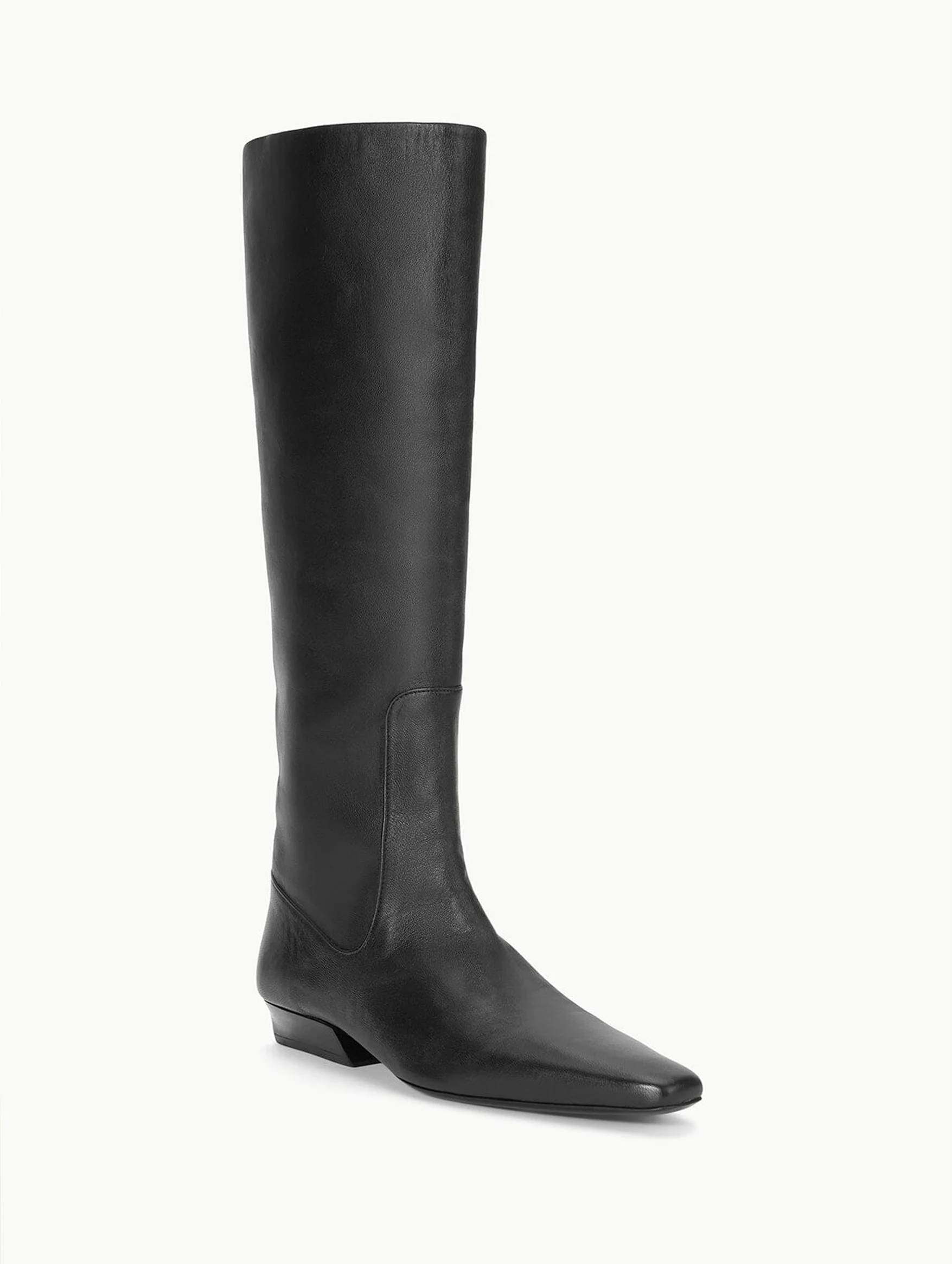 Wally Flat Boot in Black - Image 3