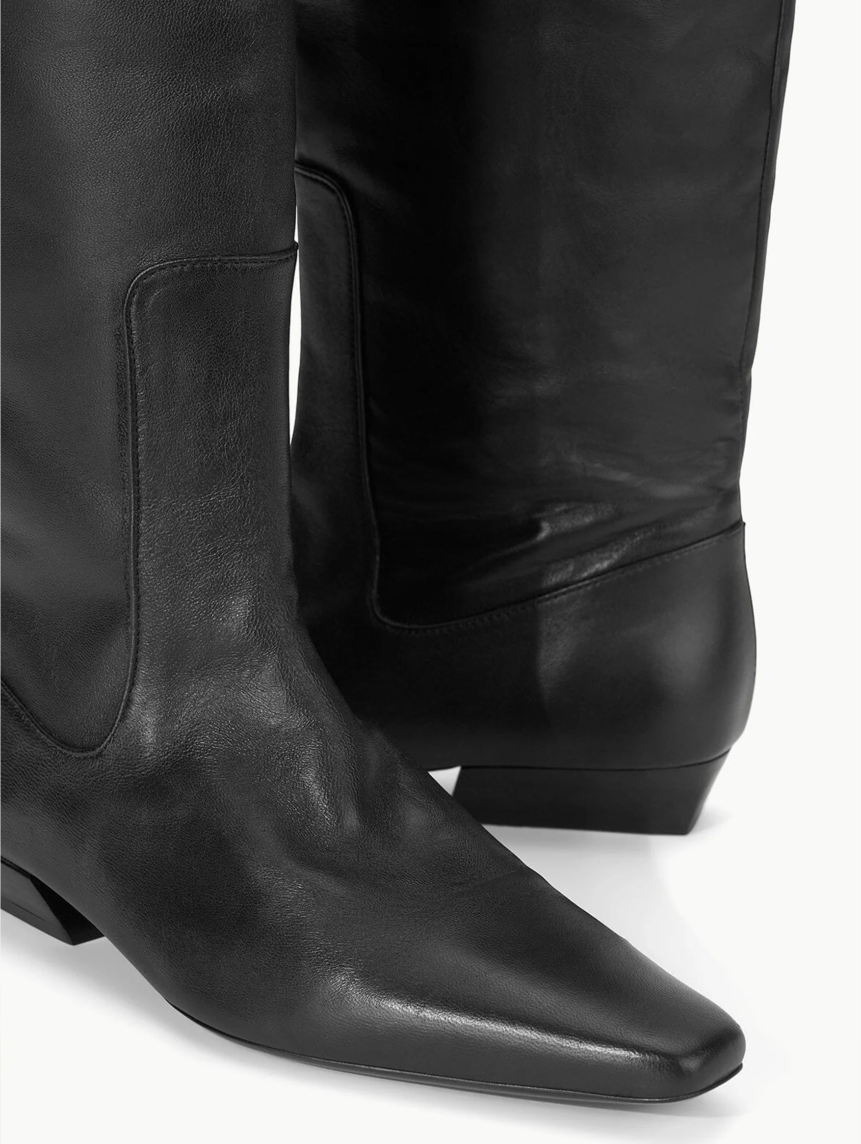 Wally Flat Boot in Black - Image 5