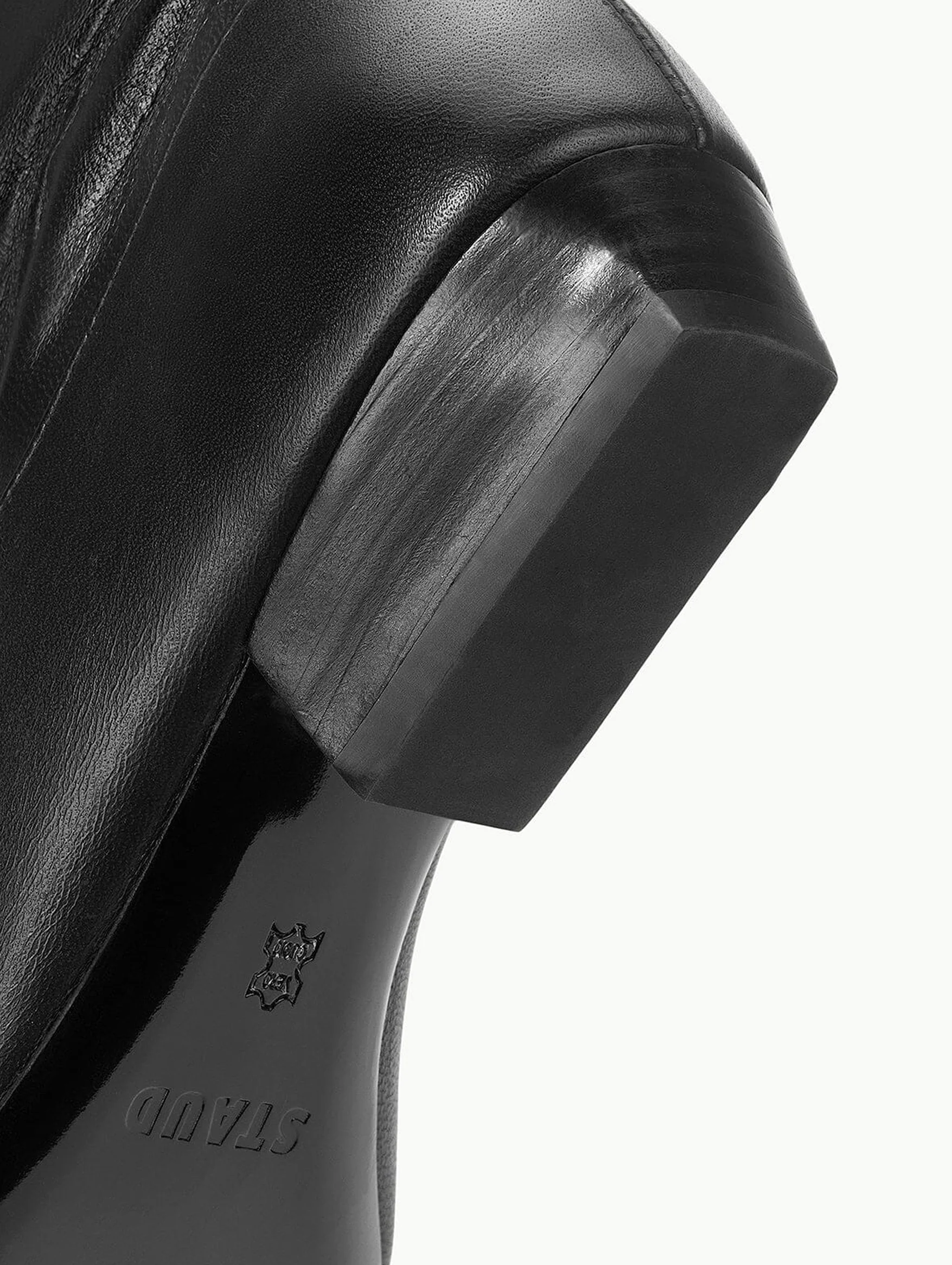 Wally Flat Boot in Black - Image 6