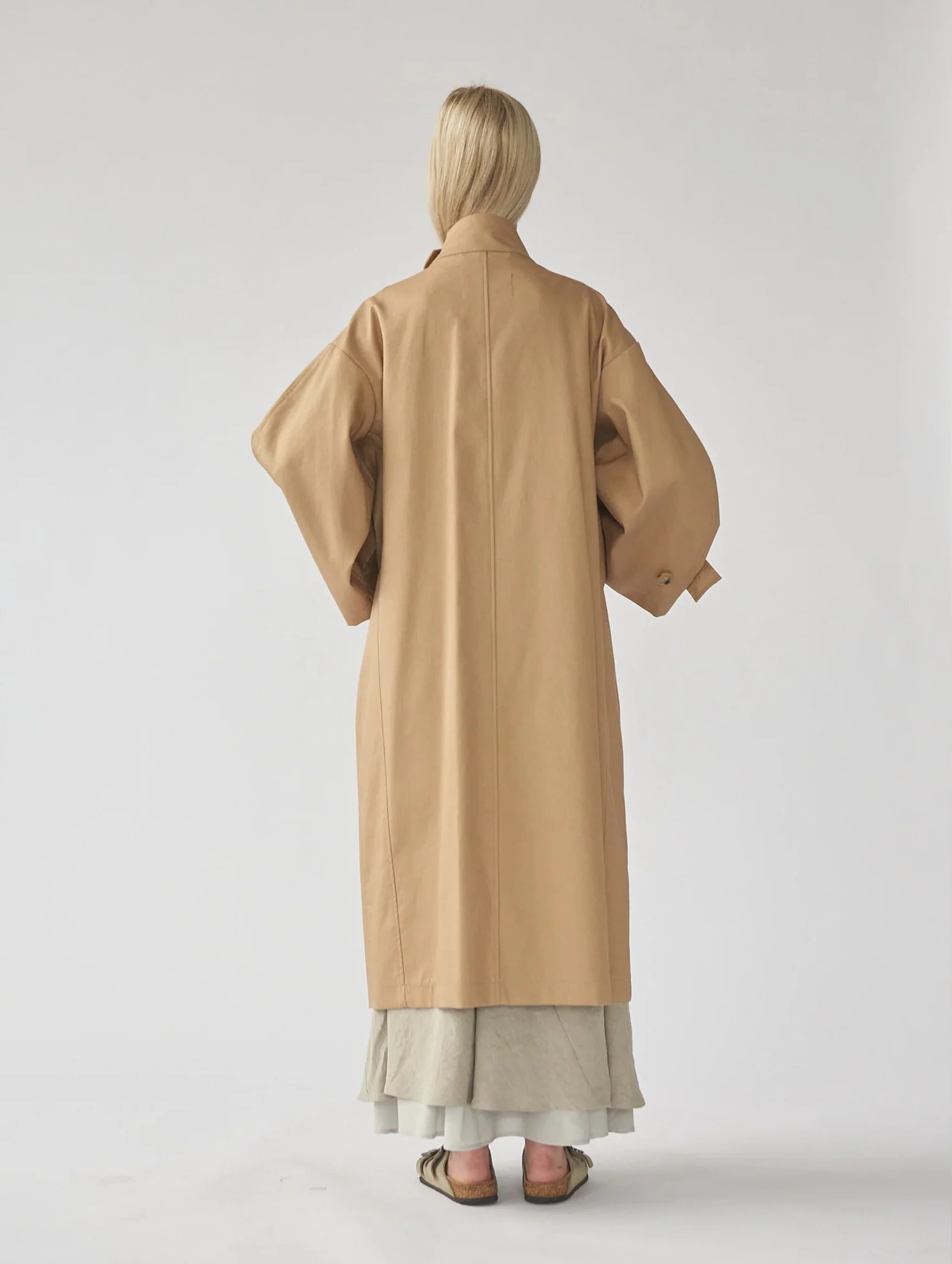Water Resistant Trench Coat in Beige - Image 4