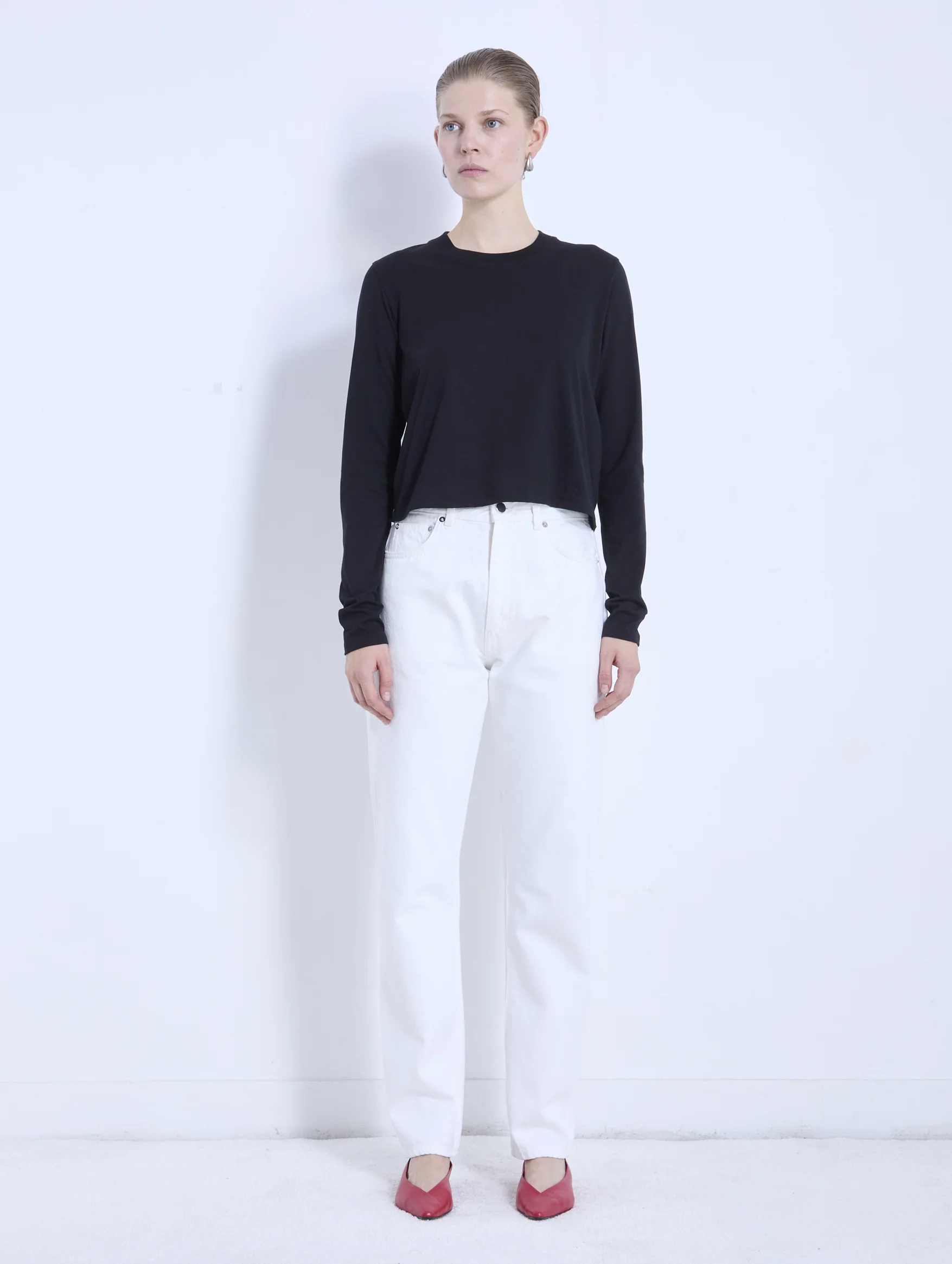 Wular Denim Jean in Ivory - Image 2