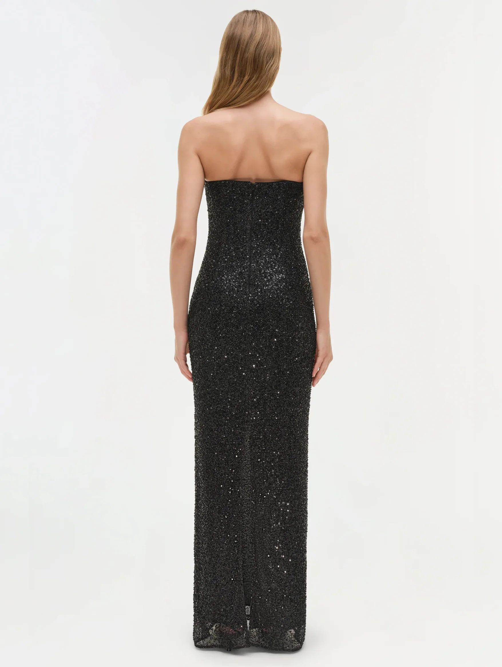 Xyla Sleeveless Midi Dress in Black - Image 5