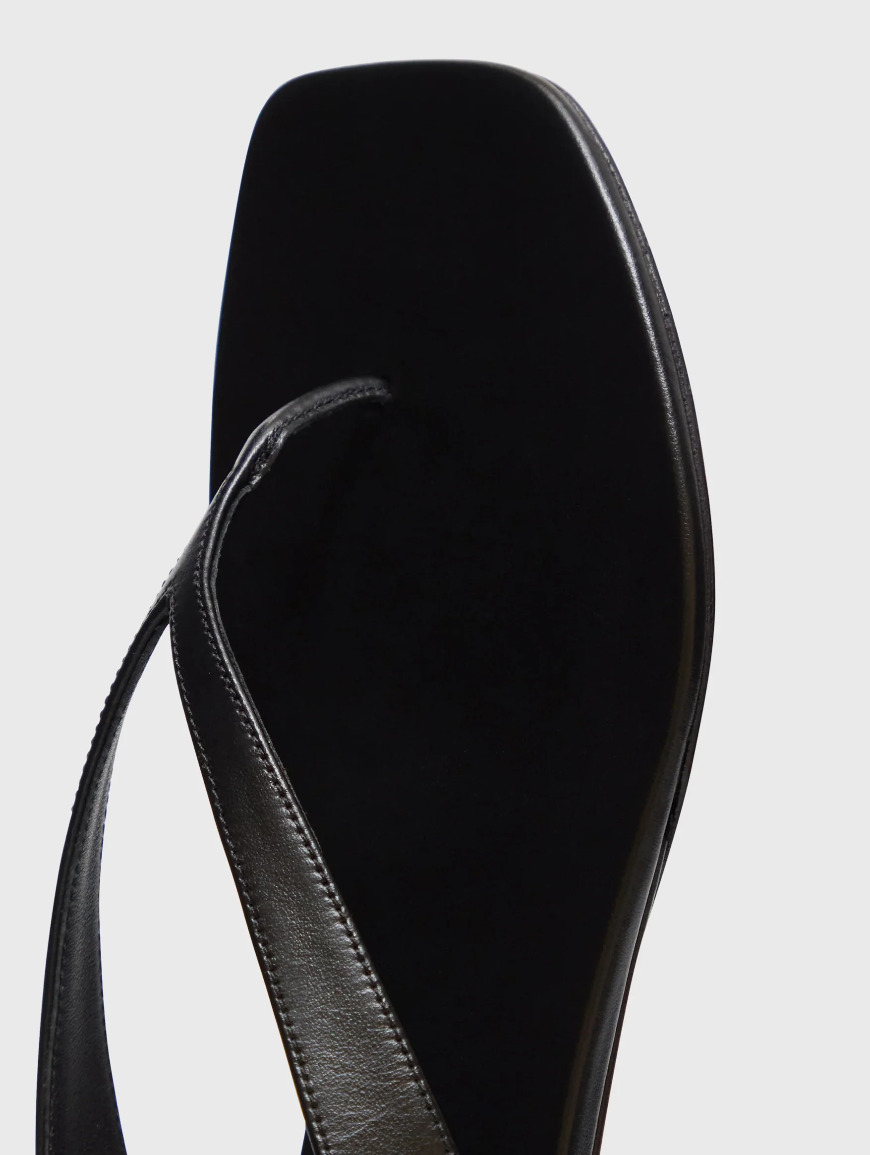 Zio Mini Wedge Sandals in Black - Image 5